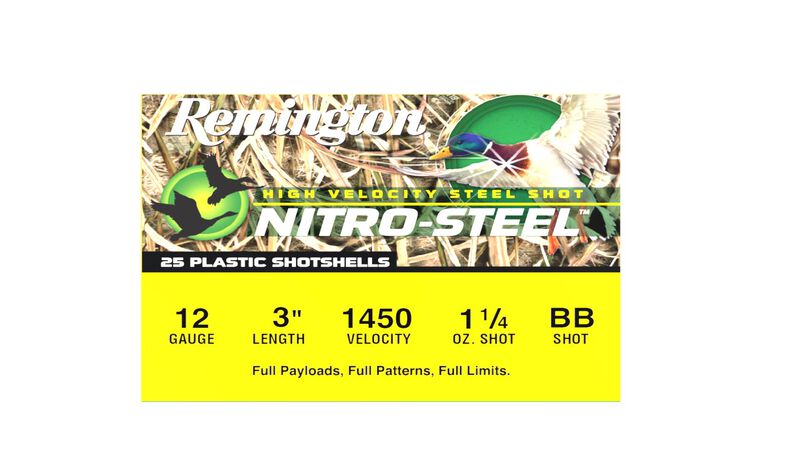 Nitro-Steel, 12 Gauge, BB Shot, 3 in, 1 1/4 oz, 1450 fps